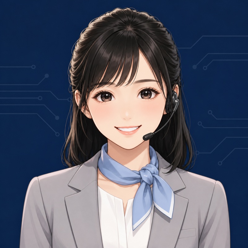 AI接客社員 白石みなと(イラスト)